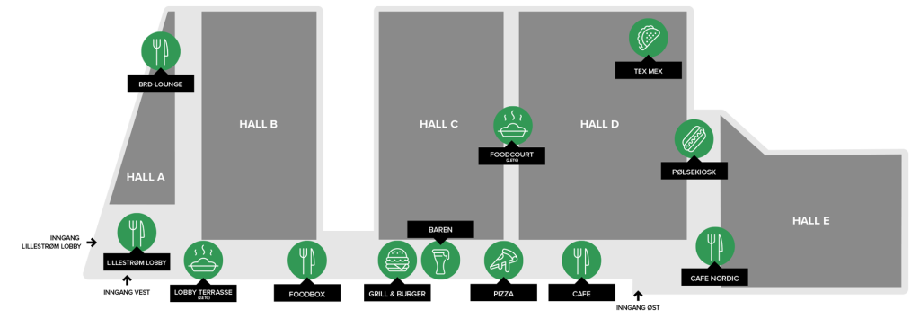 Hallkart nova spisesteder brd