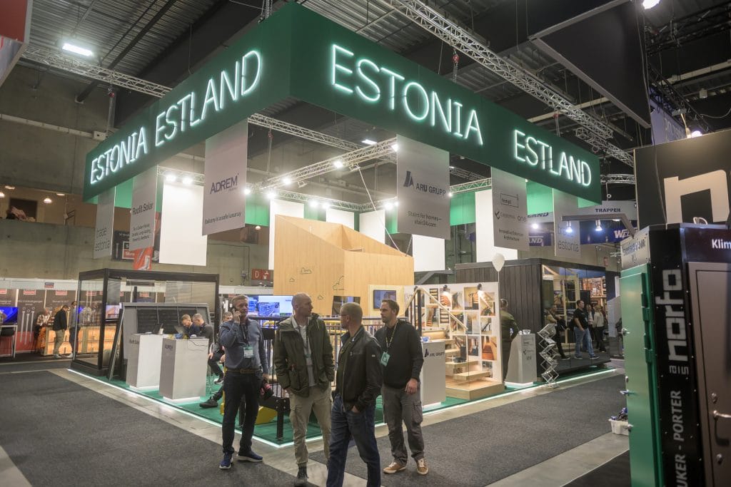 Enterprise Estonia stand at Bygg Reis Deg 2025