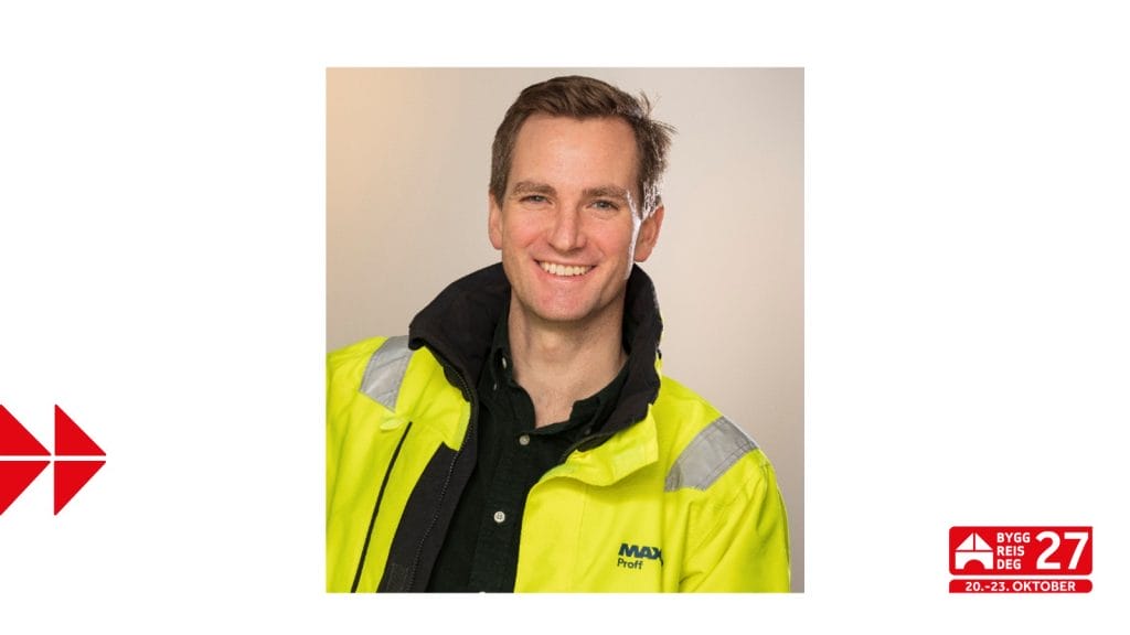 Administrerende direktør i Maxbo AS, Erik Muldorff Frellsen,