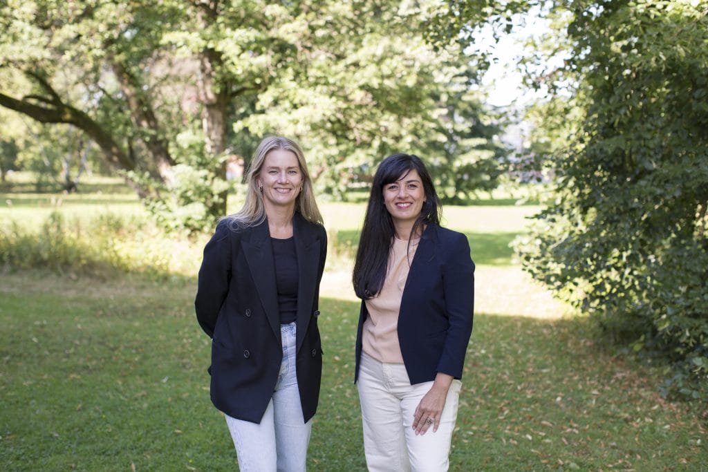 Jenny Mohn og Negar Niku Tröeng Foto: Heidi Furre