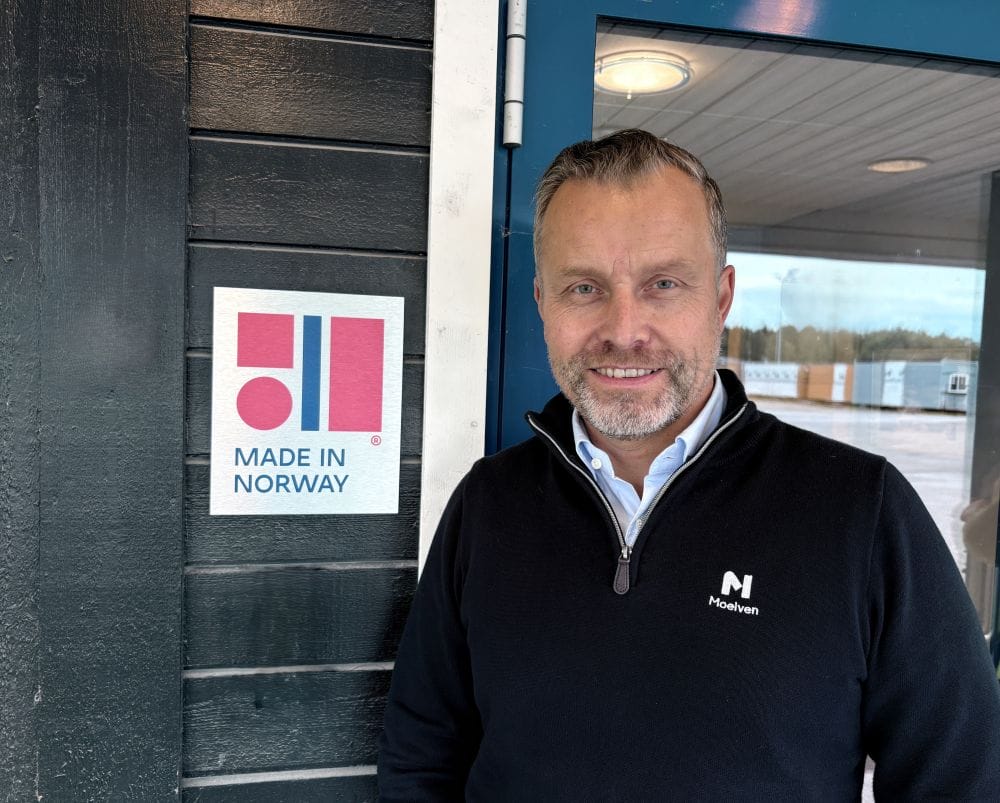 Jørn Eirik Erlund, salgs og markedsdirektør hos Moelven Byggmodul AS Foto Moelven